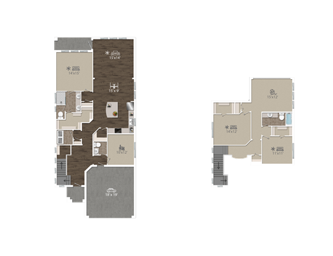 Cottages at the Realm The Margaret Floor Plan